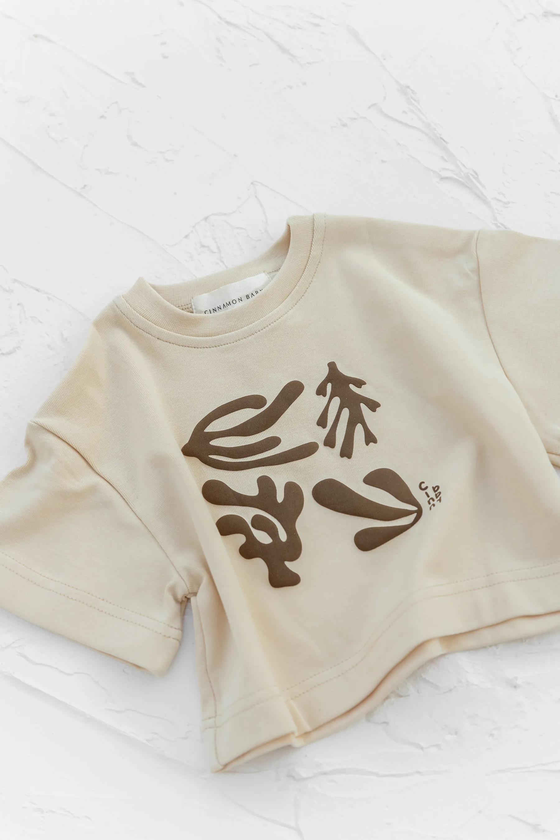Coral Tee - Cream
