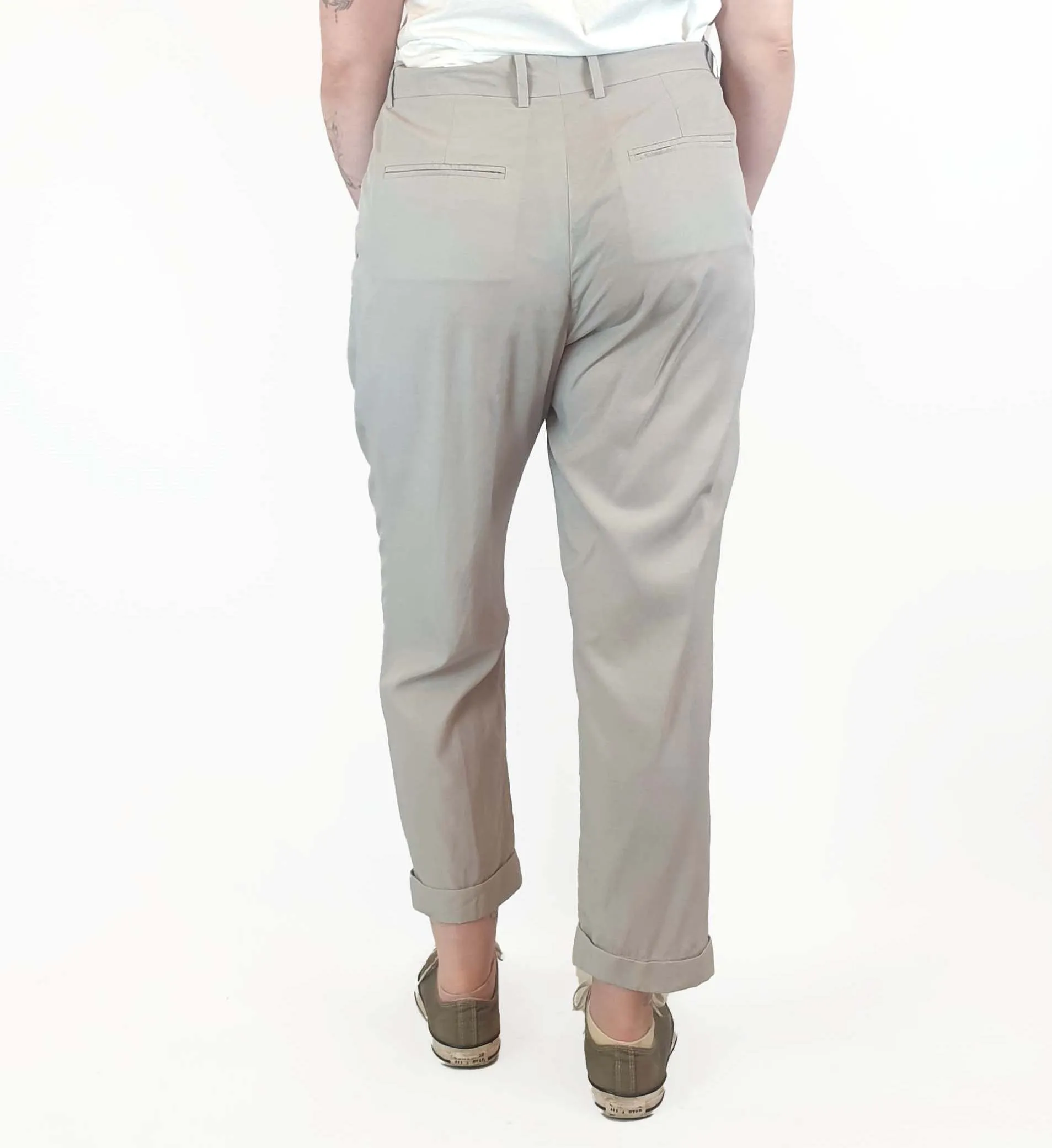 Cos light grey tailored pants size 42 (AU 12)