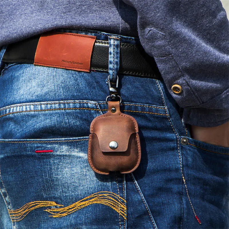 Crazy Horse Leather Bag Case