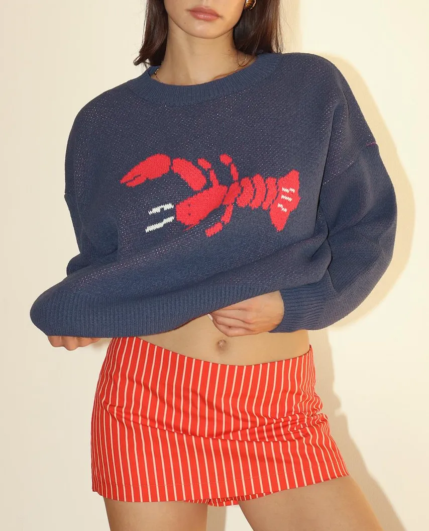 Crewneck Lobster Sweater