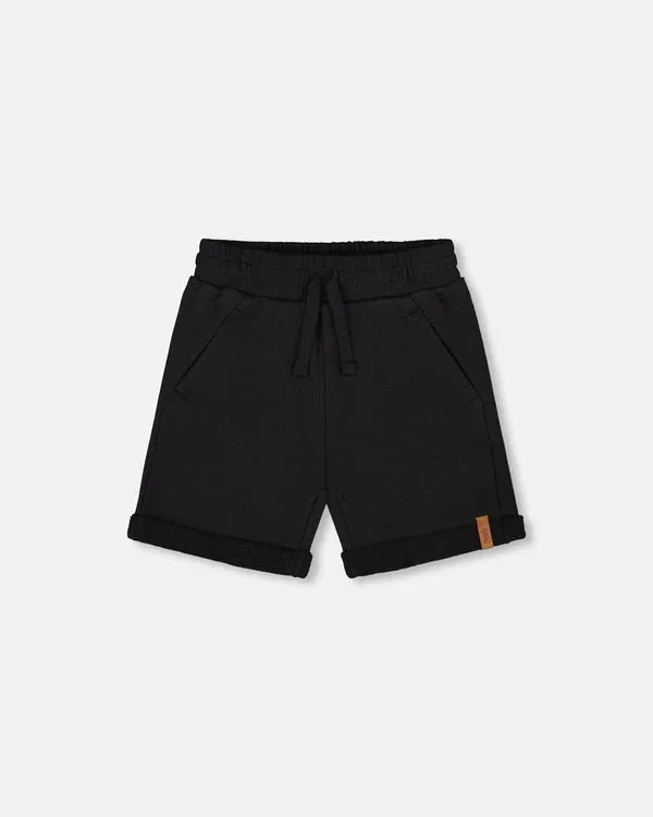 Deux Par Deux French Terry Short - Anthracite