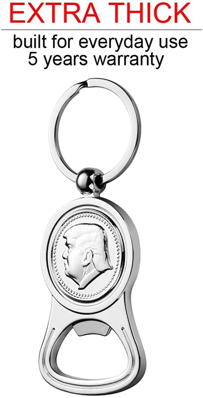 Donald Trump 2020 Gifts Keep Make America Great Again Bottle Opener Keychain for Men Dad