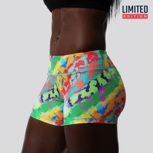 Double Take Booty Short (Wild Side Teal)