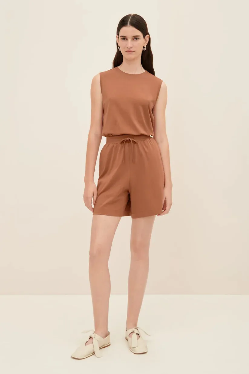 Drawcord Shorts - Sienna