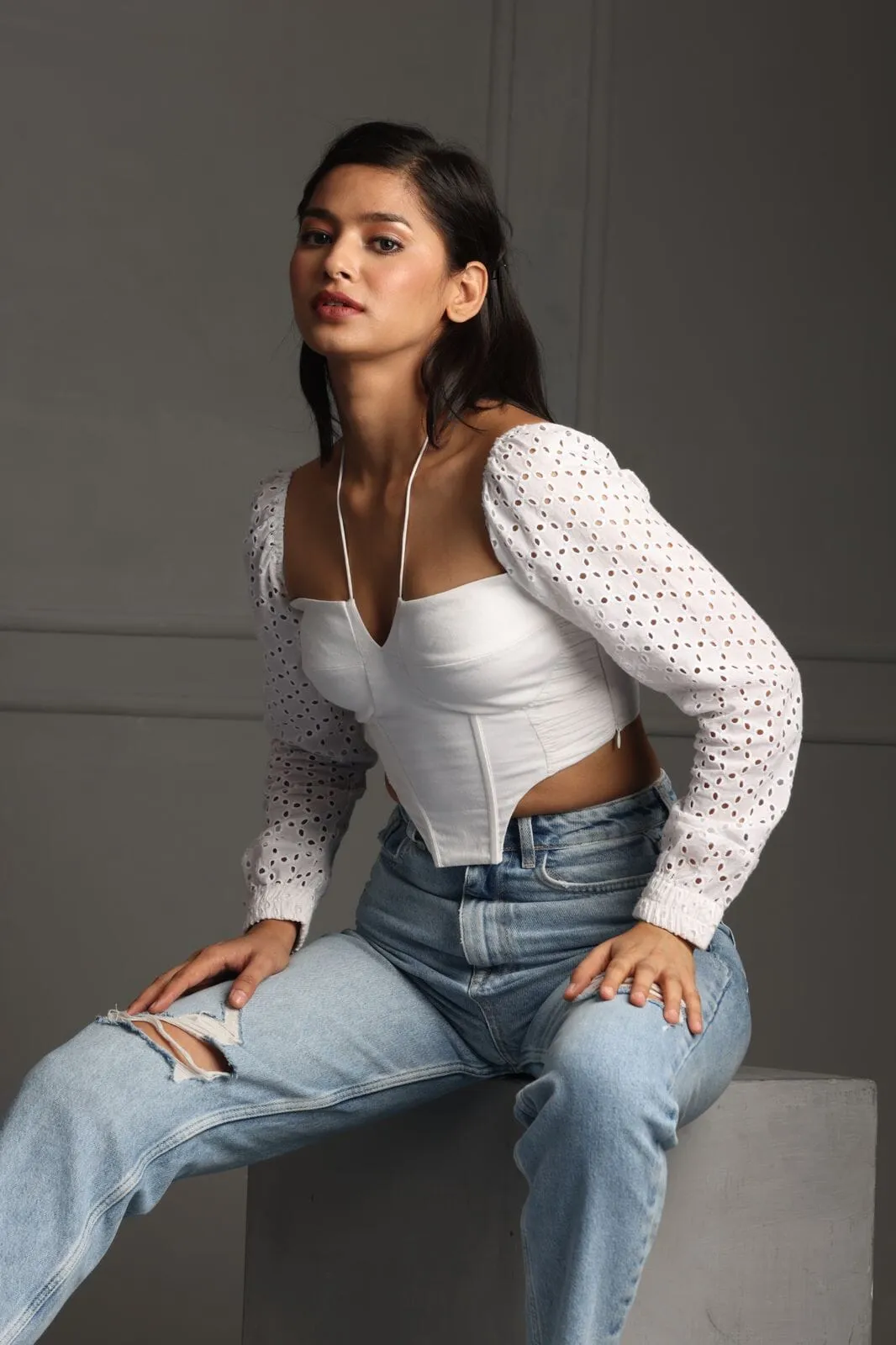 Easy Breezy - white cotton top