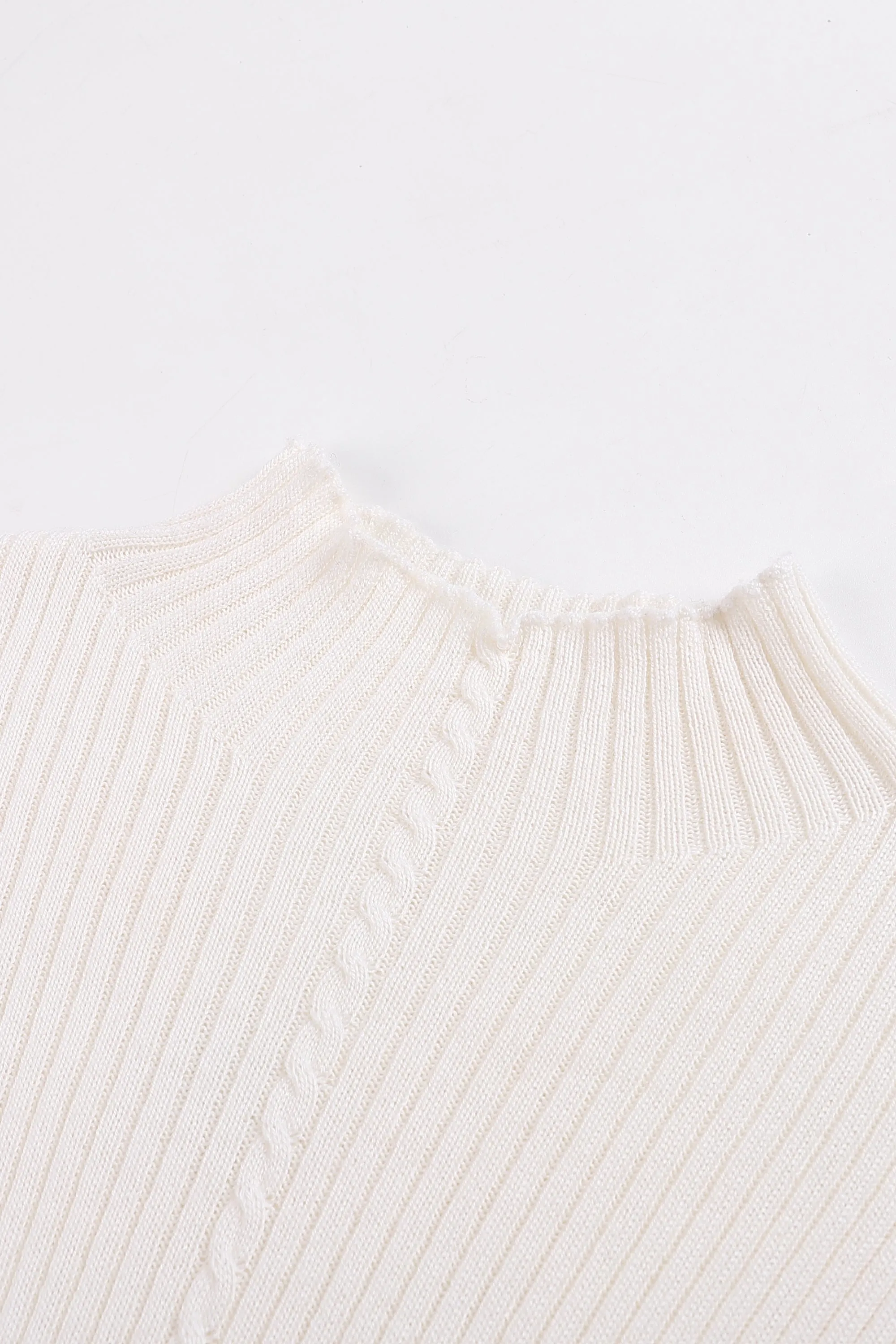 Easy Life Machine Washable Wool Top - White