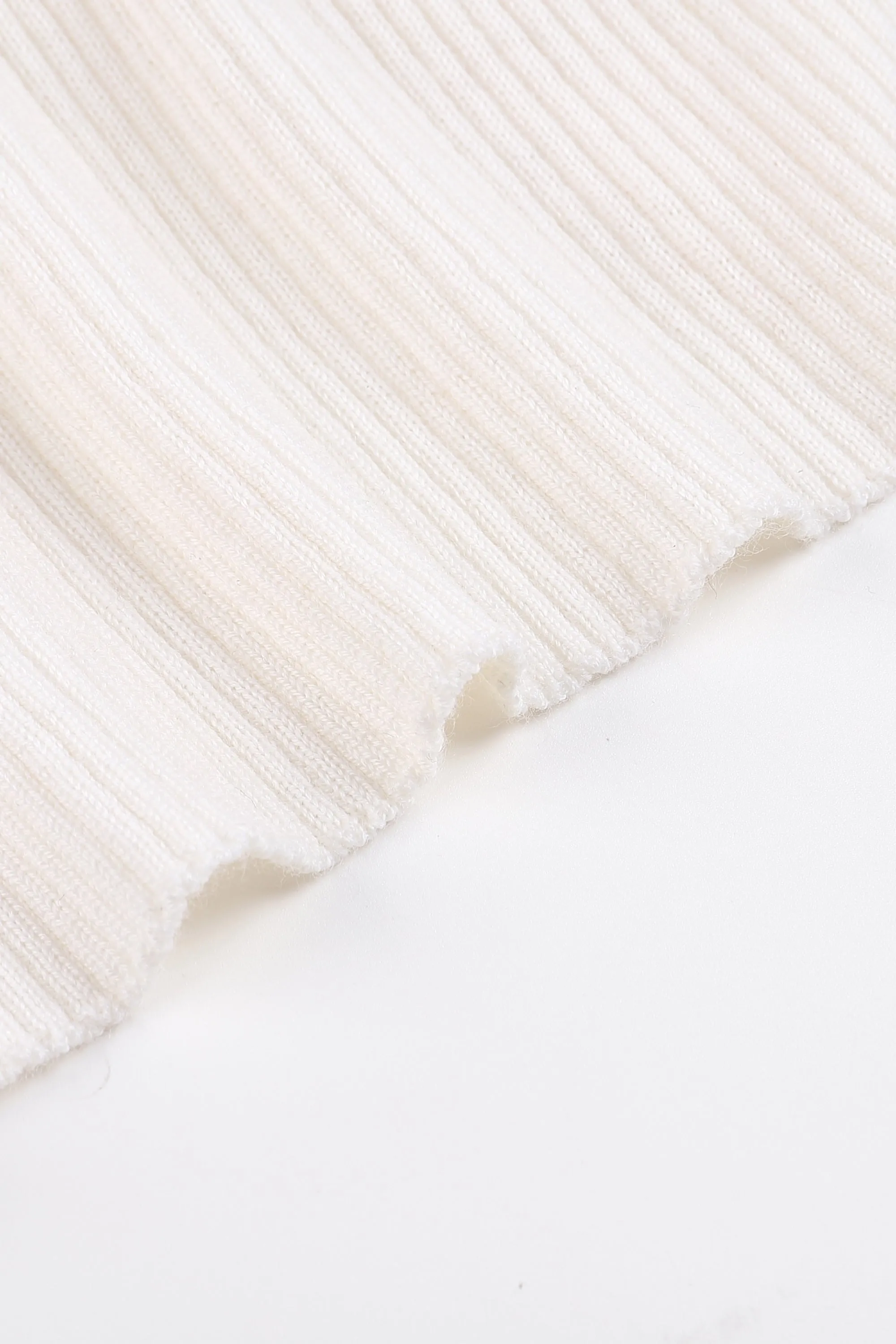 Easy Life Machine Washable Wool Top - White