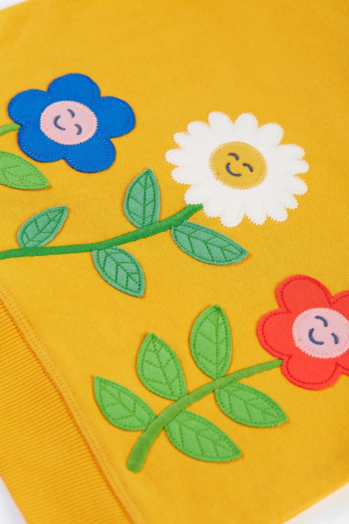 Easy On Jumper Smiley Flowers