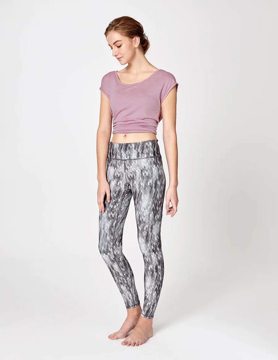 easyoga LA-VEDA Inspirer Short Sleeve - X05 Dry Rose/M-Purple