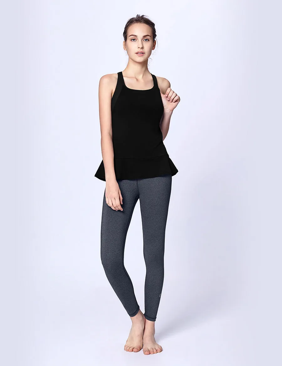 easyoga LA-VEDA Twiggy Core Pants9 - M23 M-Dark Gray