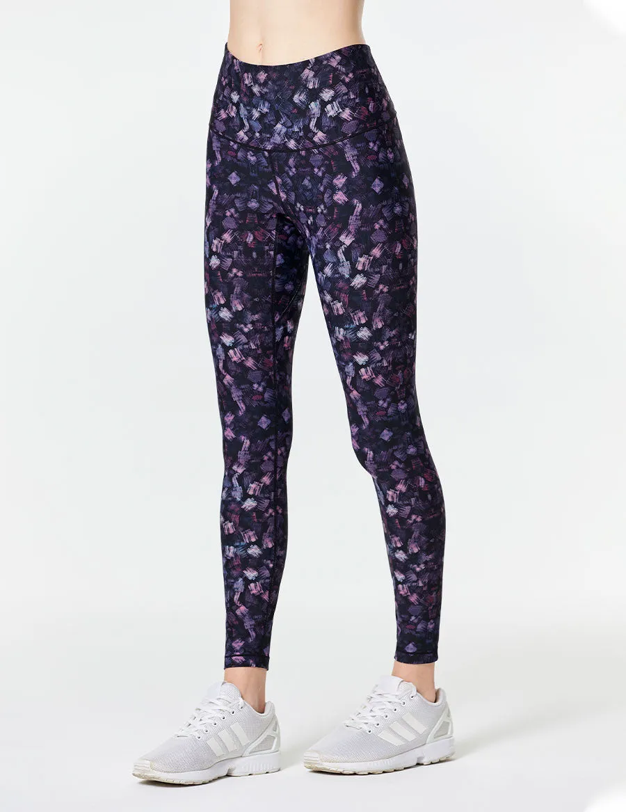 easyoga Lespiro Breakthrough Core Tights1 - FE6 Graffiti Purple