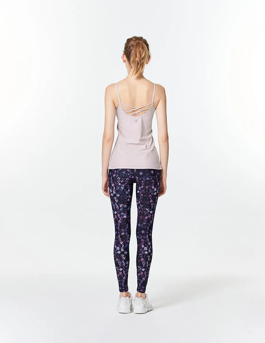 easyoga Lespiro Breakthrough Core Tights1 - FE6 Graffiti Purple