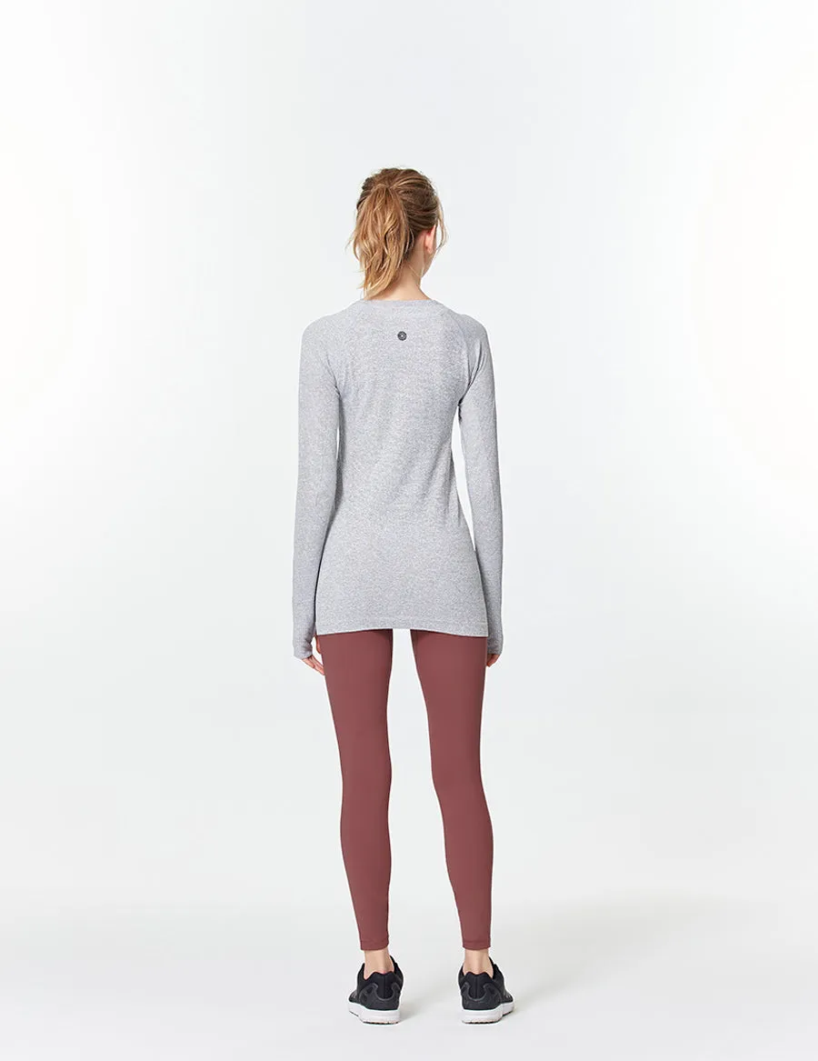 easyoga LESPIRO Glossy Slim Tights3 - R35 Carmine