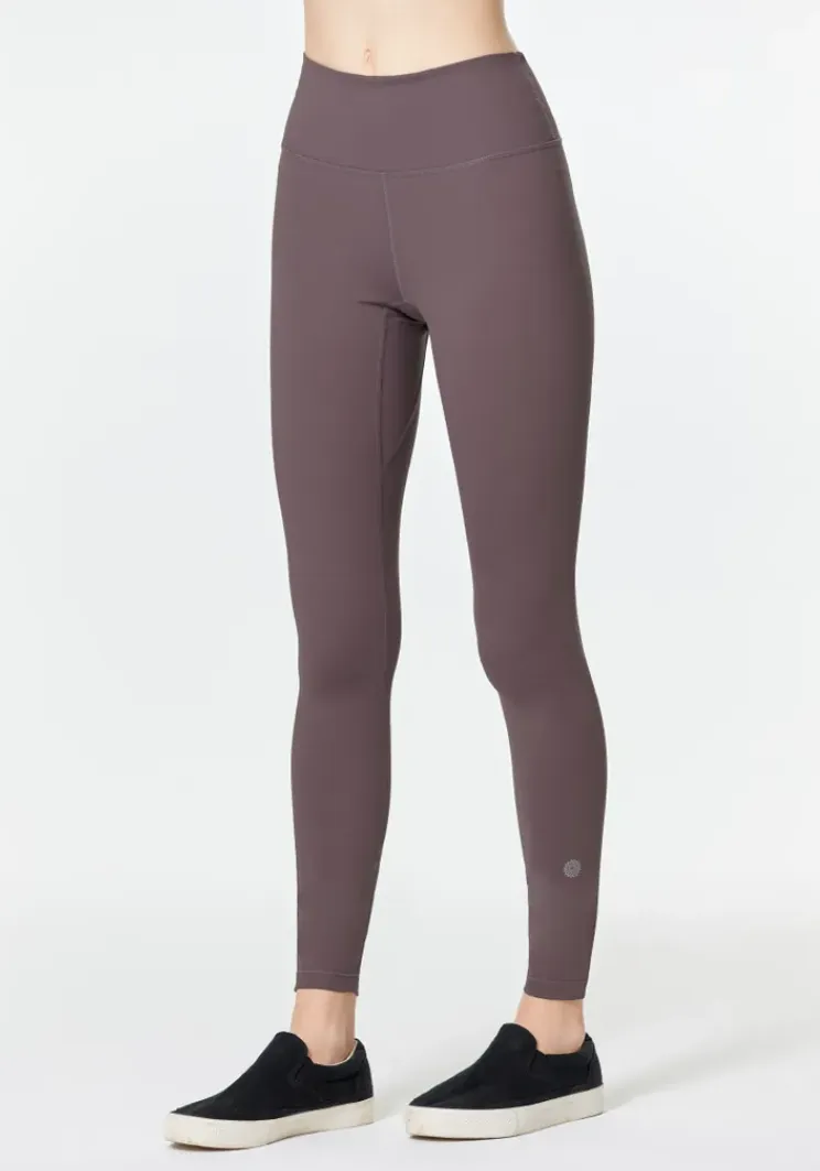 easyoga LESPIRO Glossy Slim Tights7 - C11 Mocha Chocolate
