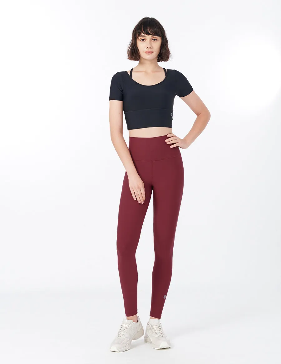 easyoga LESPIRO Spirit Tights - R5 Wine Red
