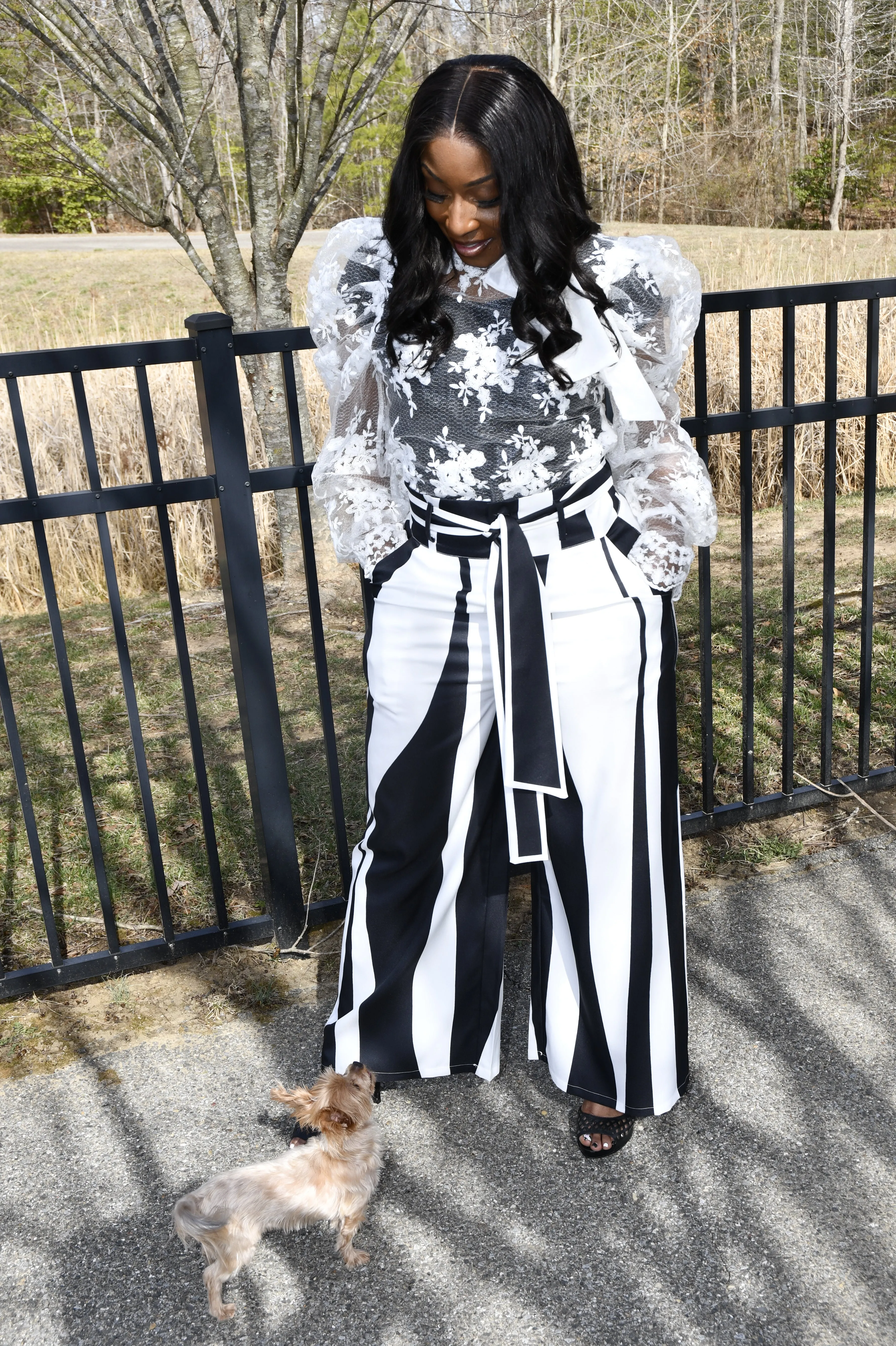 Effortless Elegance Stripes Pants