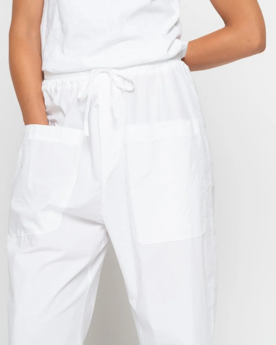 Elastic Drawstring Pouch Pocket Pants