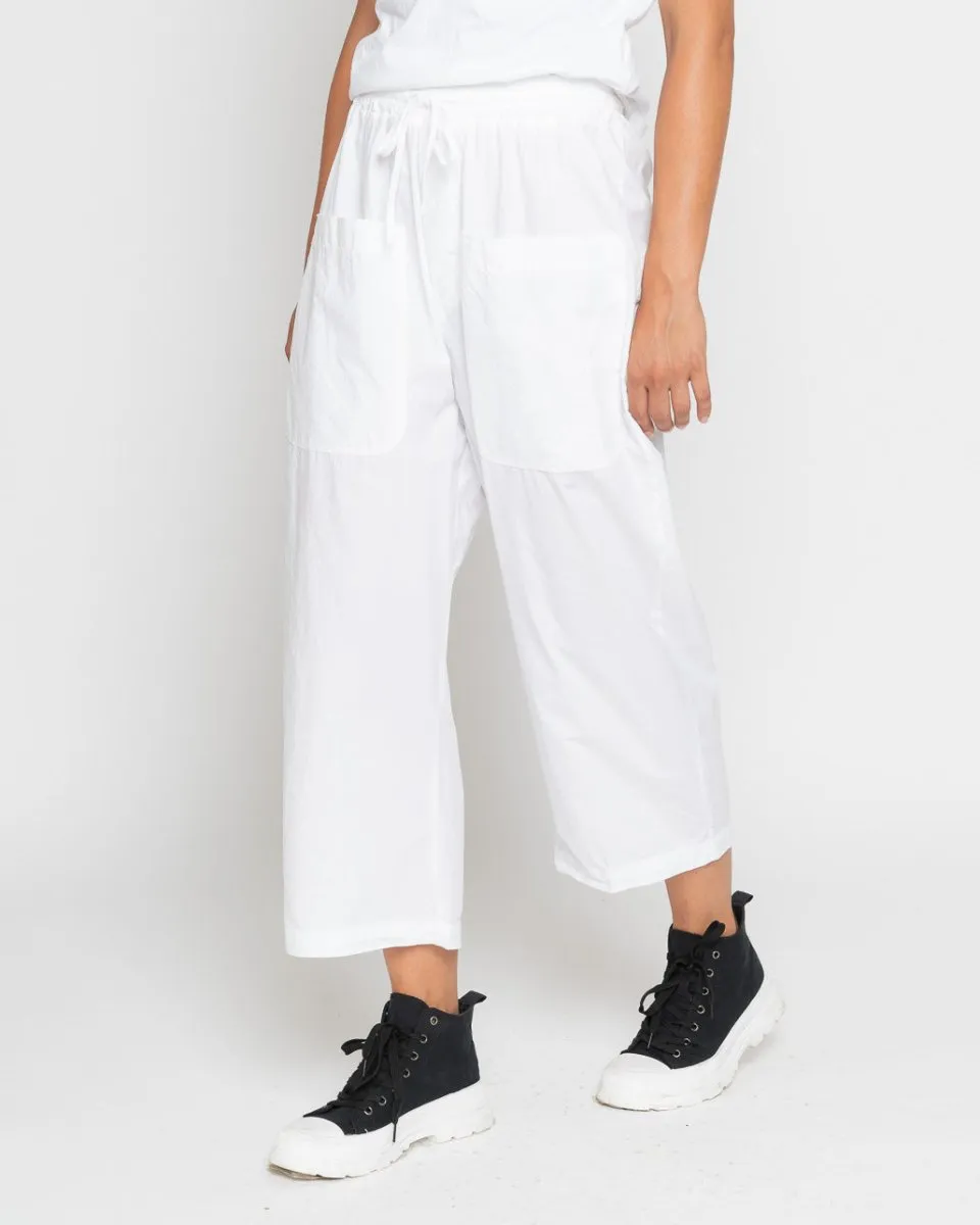 Elastic Drawstring Pouch Pocket Pants