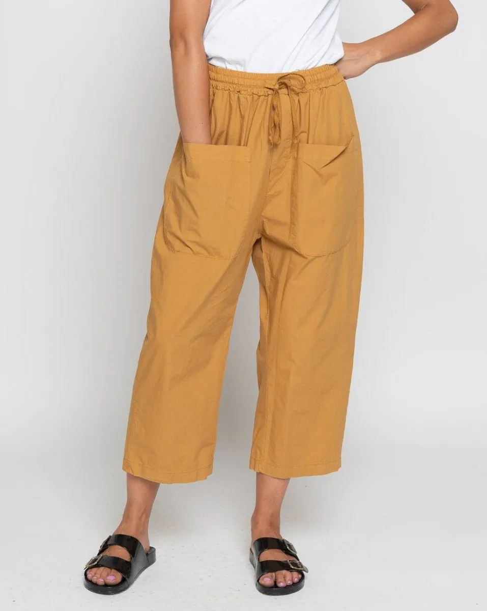 Elastic Drawstring Pouch Pocket Pants