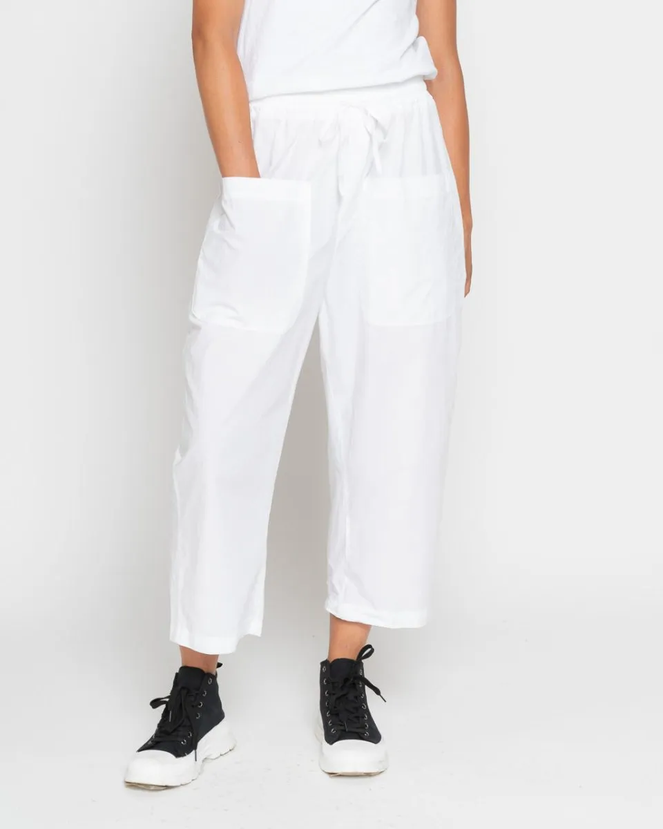 Elastic Drawstring Pouch Pocket Pants