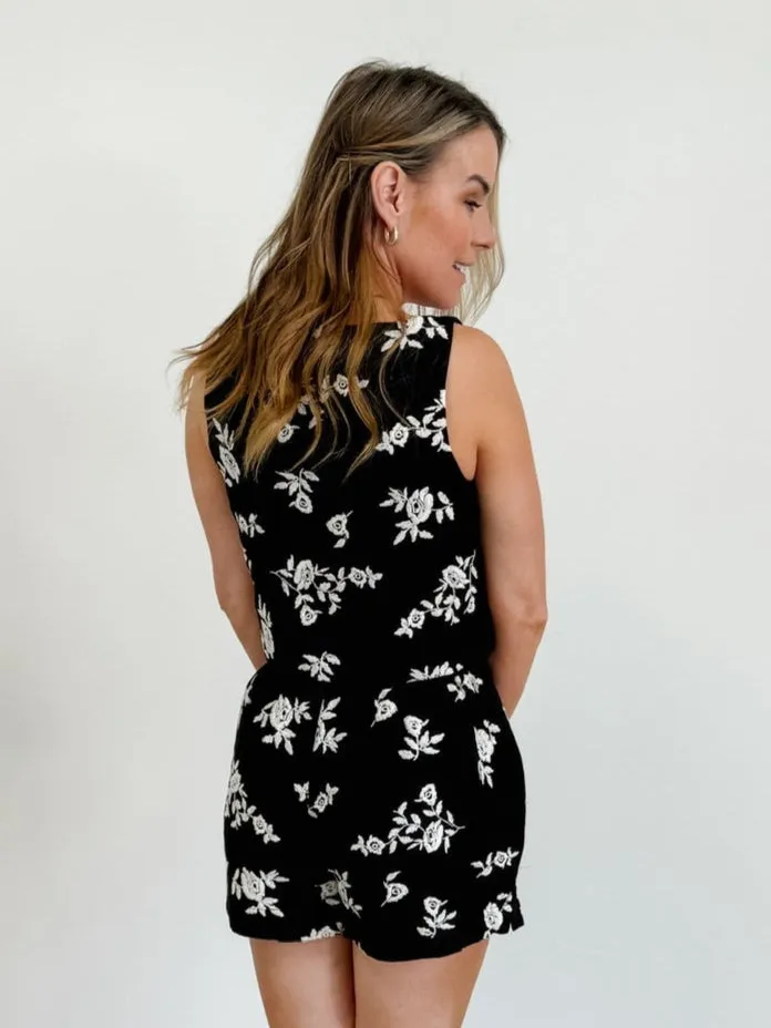 Emily Embroidered Square Neck Top