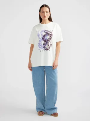 ENA Pelly II DUAL Snakes Tee - Vintage White