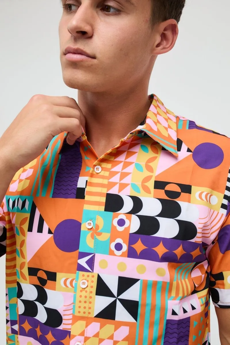 Endless Summer Men's Short Sleeve Shirt