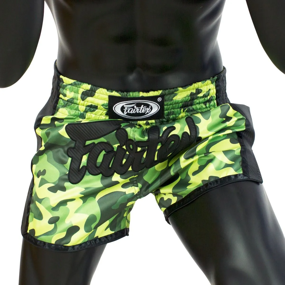 FAIRTEX GREEN CAMO MUAY THAI SHORTS - BS1710
