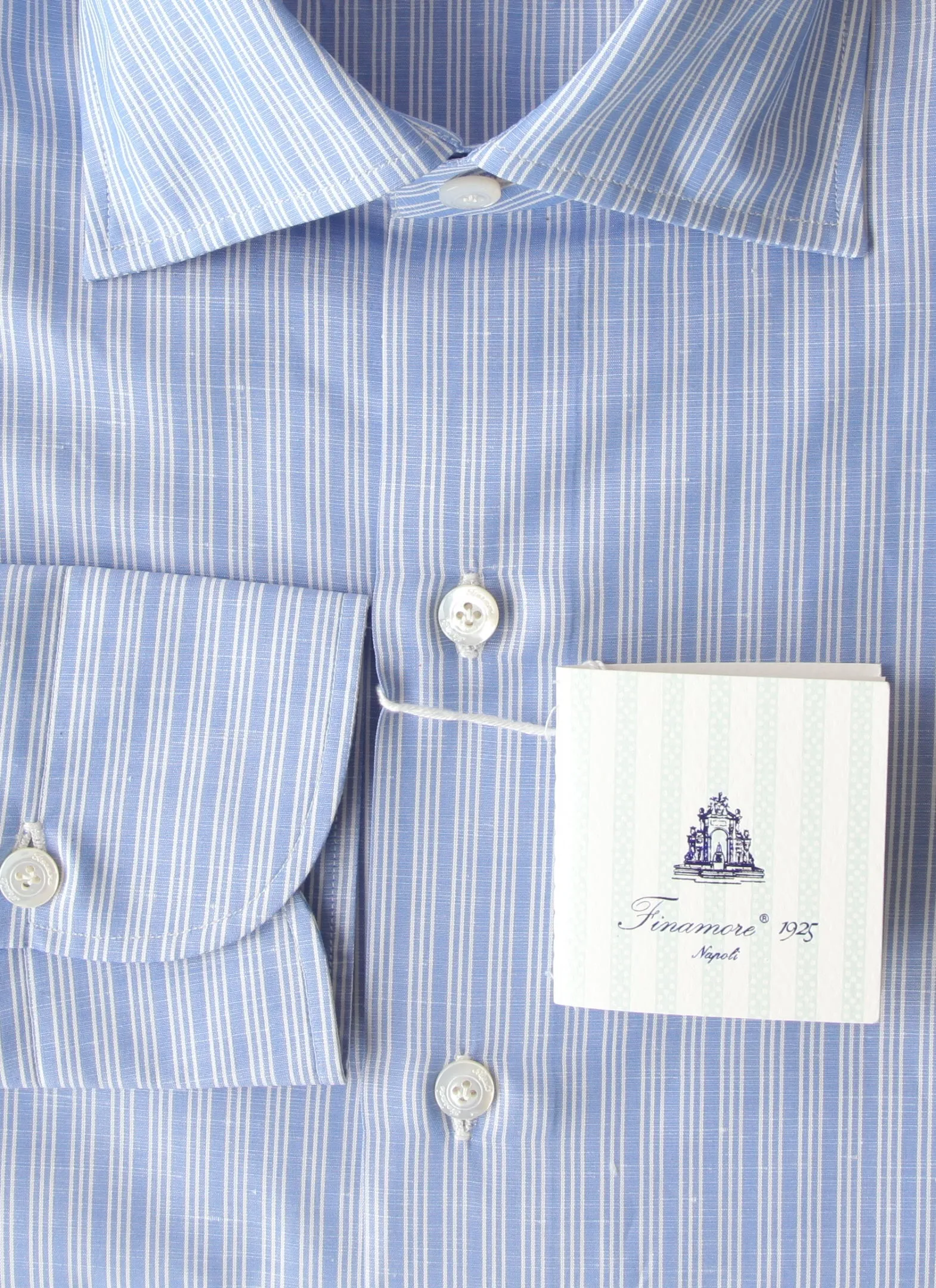 Finamore Napoli Light Blue Shirt - Slim