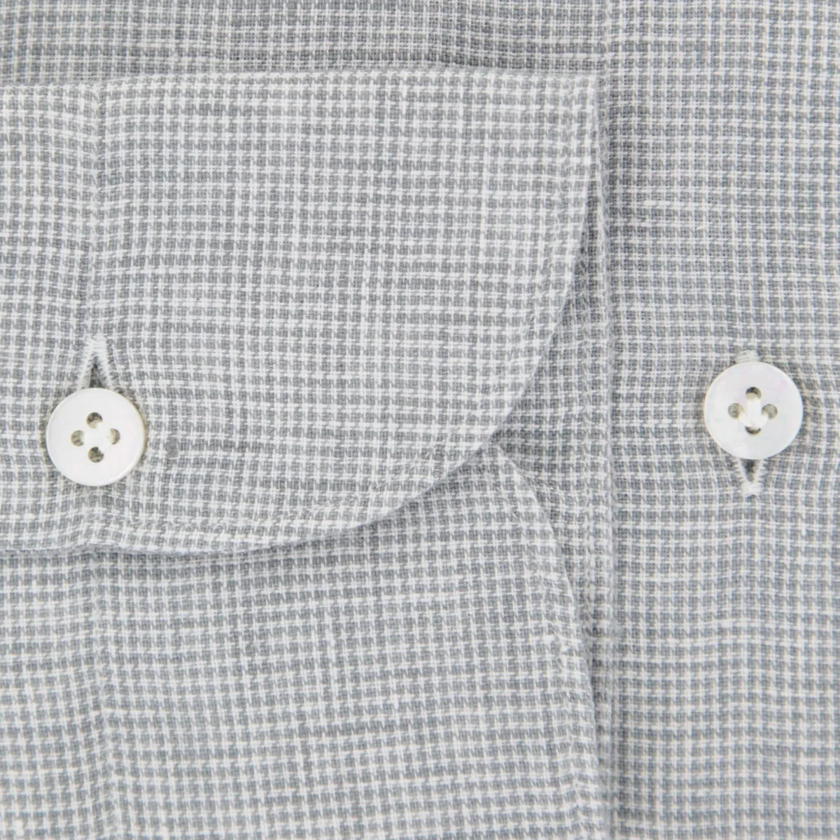 Finamore Napoli Light Gray Shirt - Extra Slim