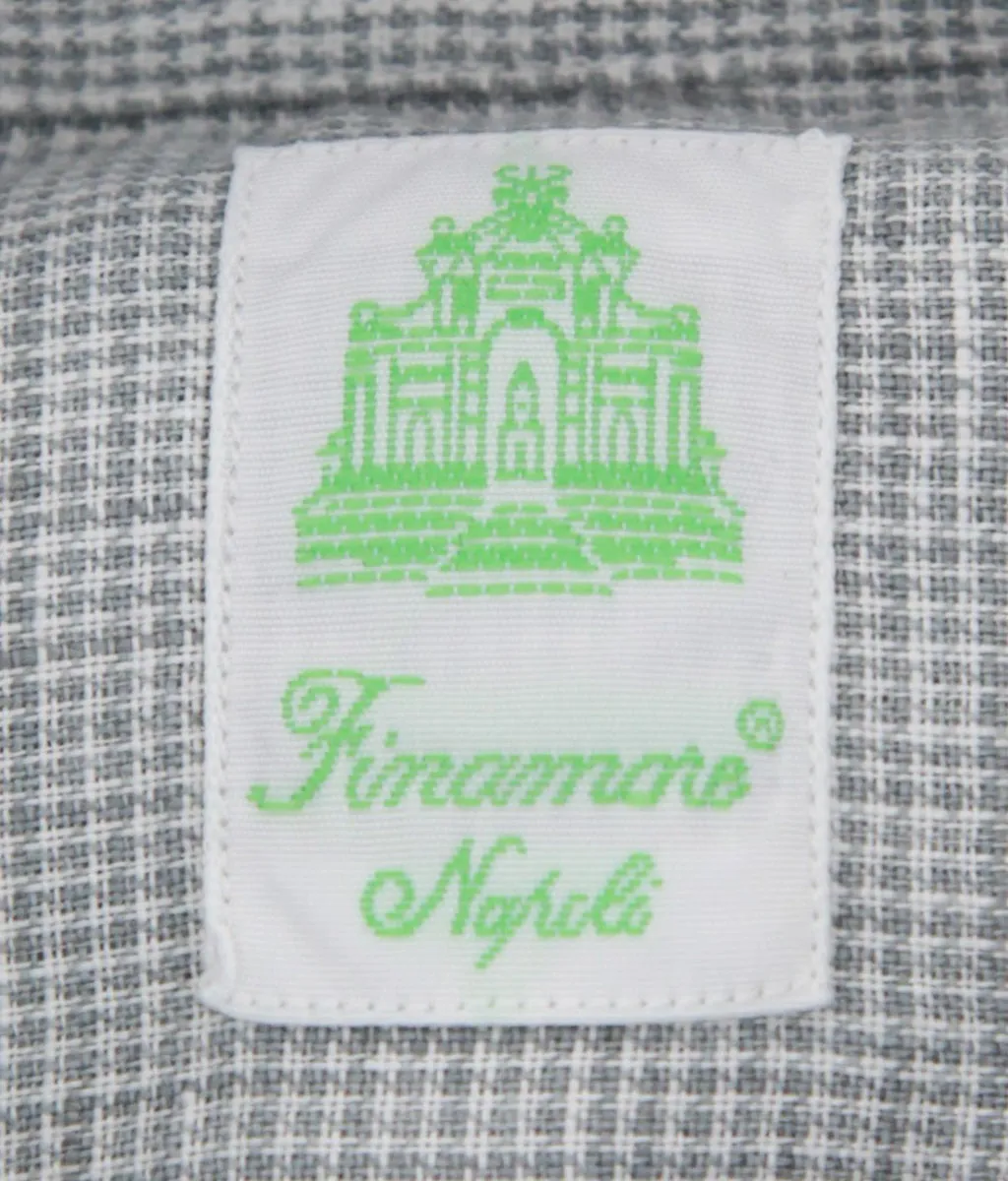 Finamore Napoli Light Gray Shirt - Extra Slim