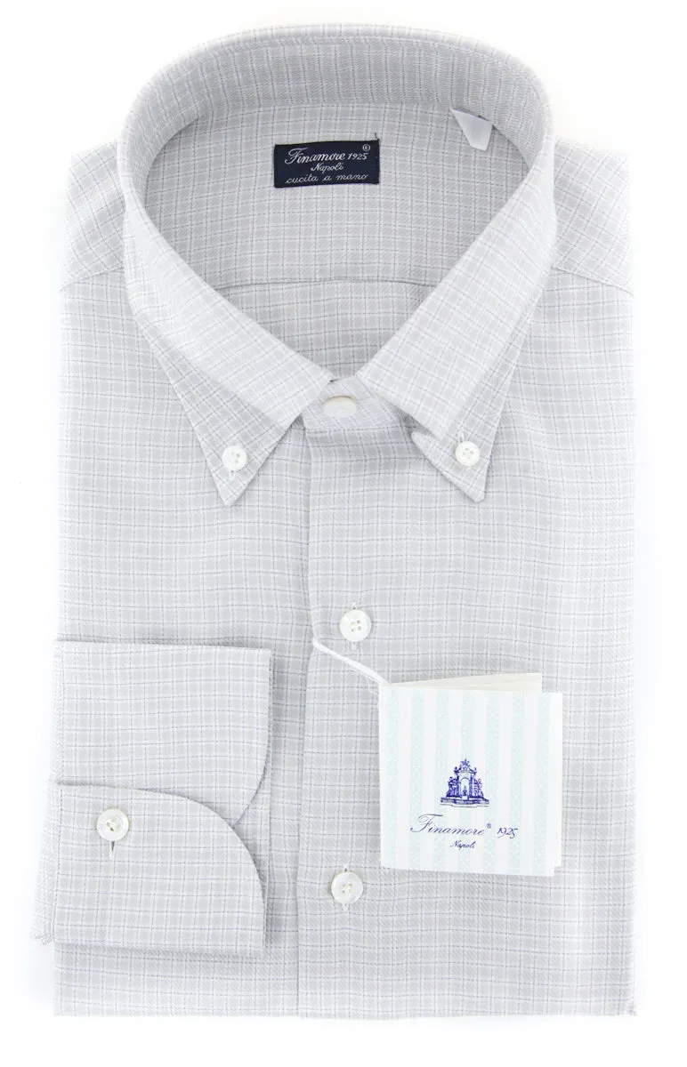 Finamore Napoli Light Gray Shirt - Slim