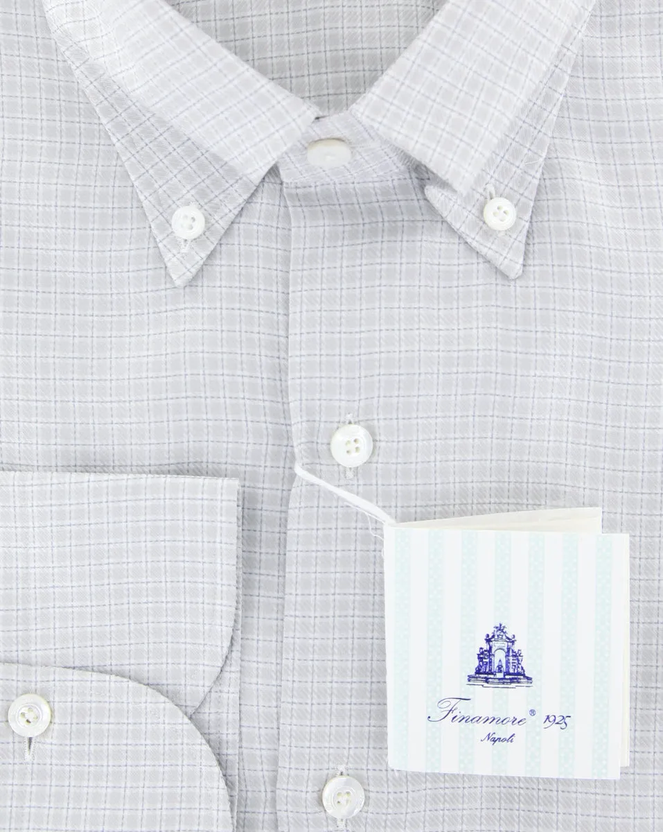 Finamore Napoli Light Gray Shirt - Slim