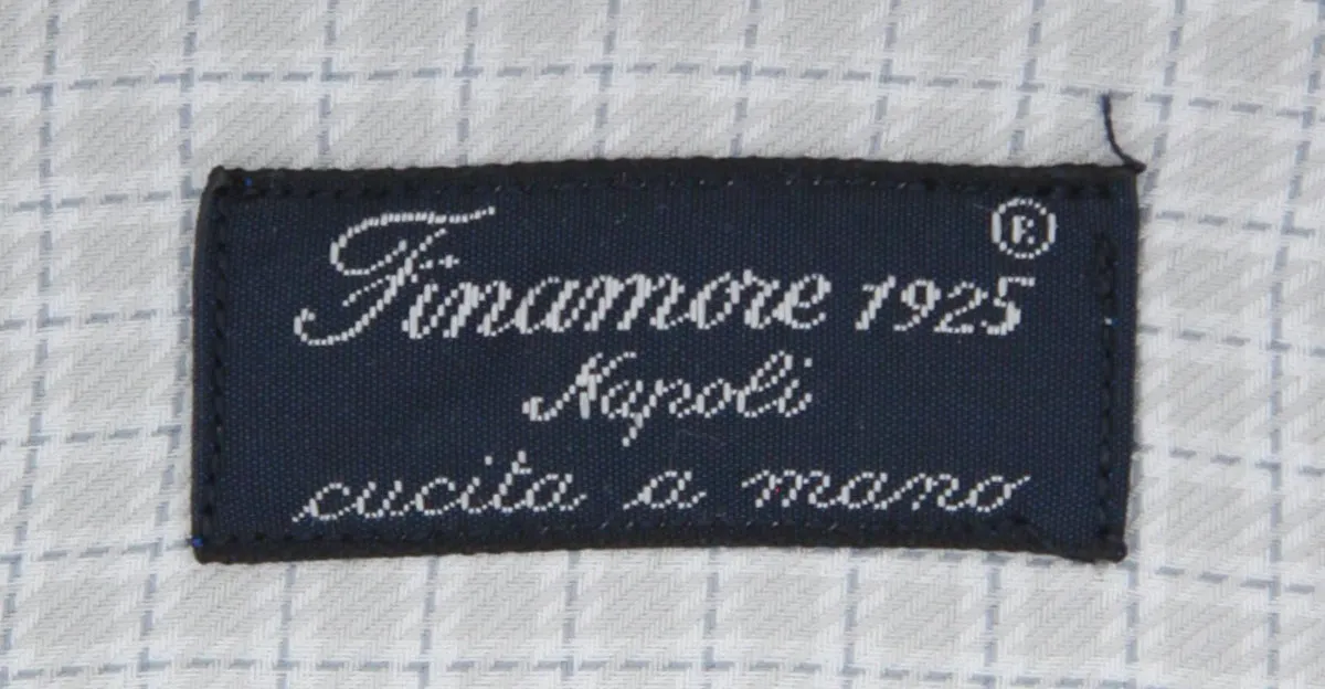 Finamore Napoli Light Gray Shirt - Slim