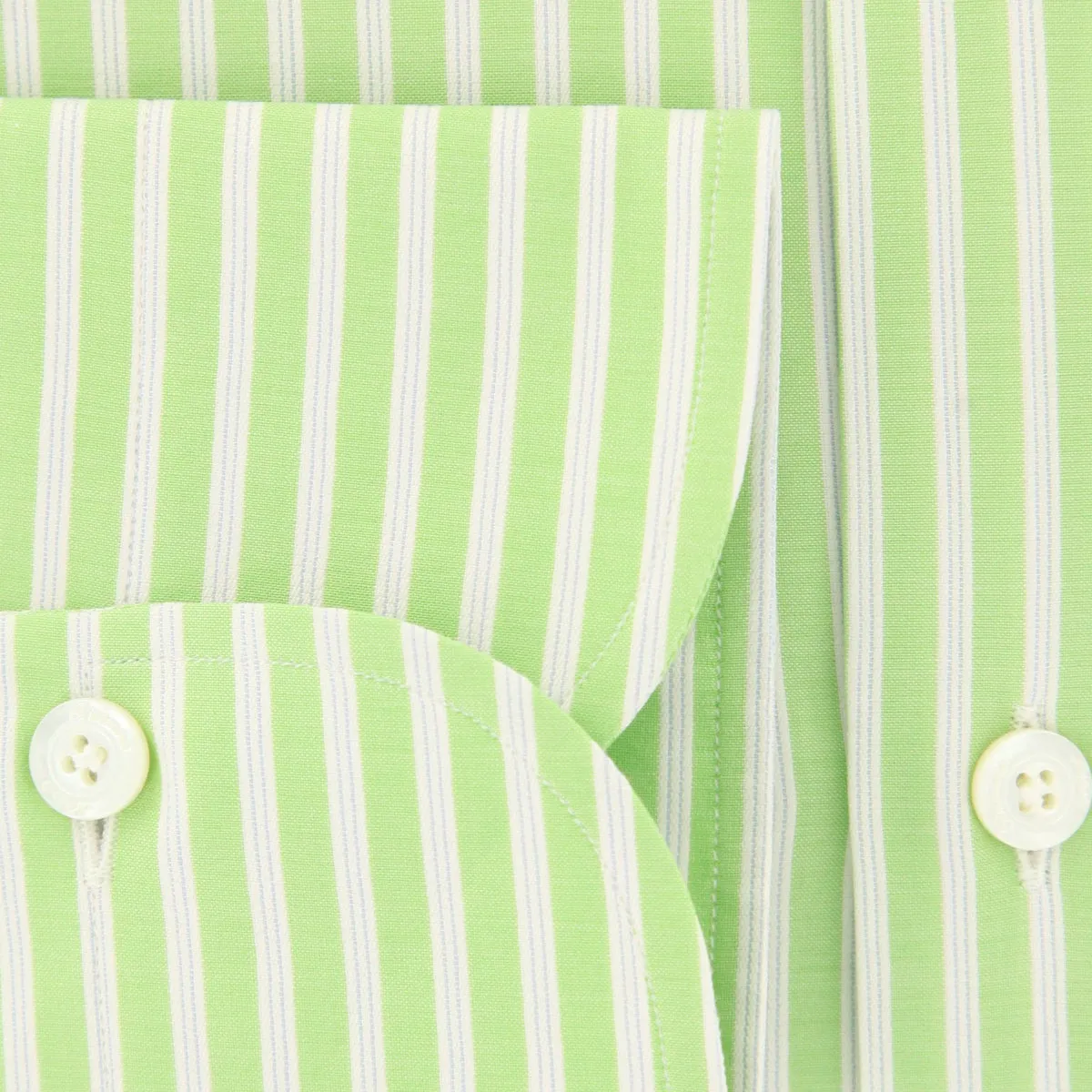 Finamore Napoli Light Green Shirt - Slim