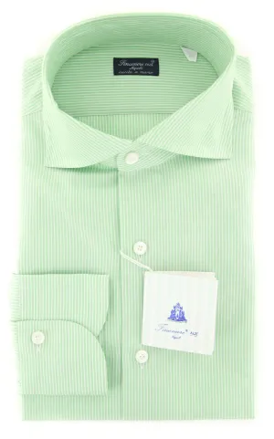 Finamore Napoli Light Green Shirt - Slim
