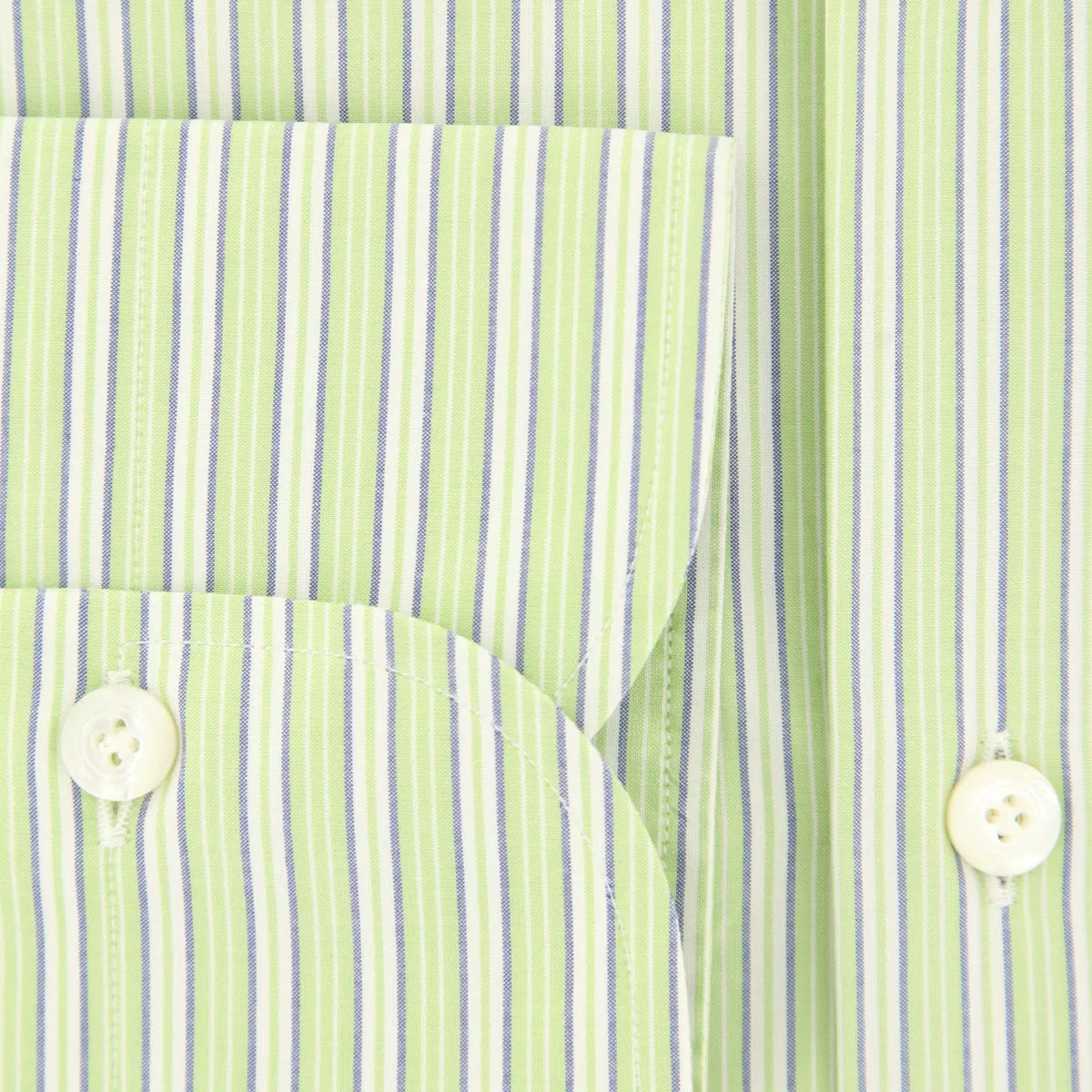 Finamore Napoli Light Green Shirt - Slim