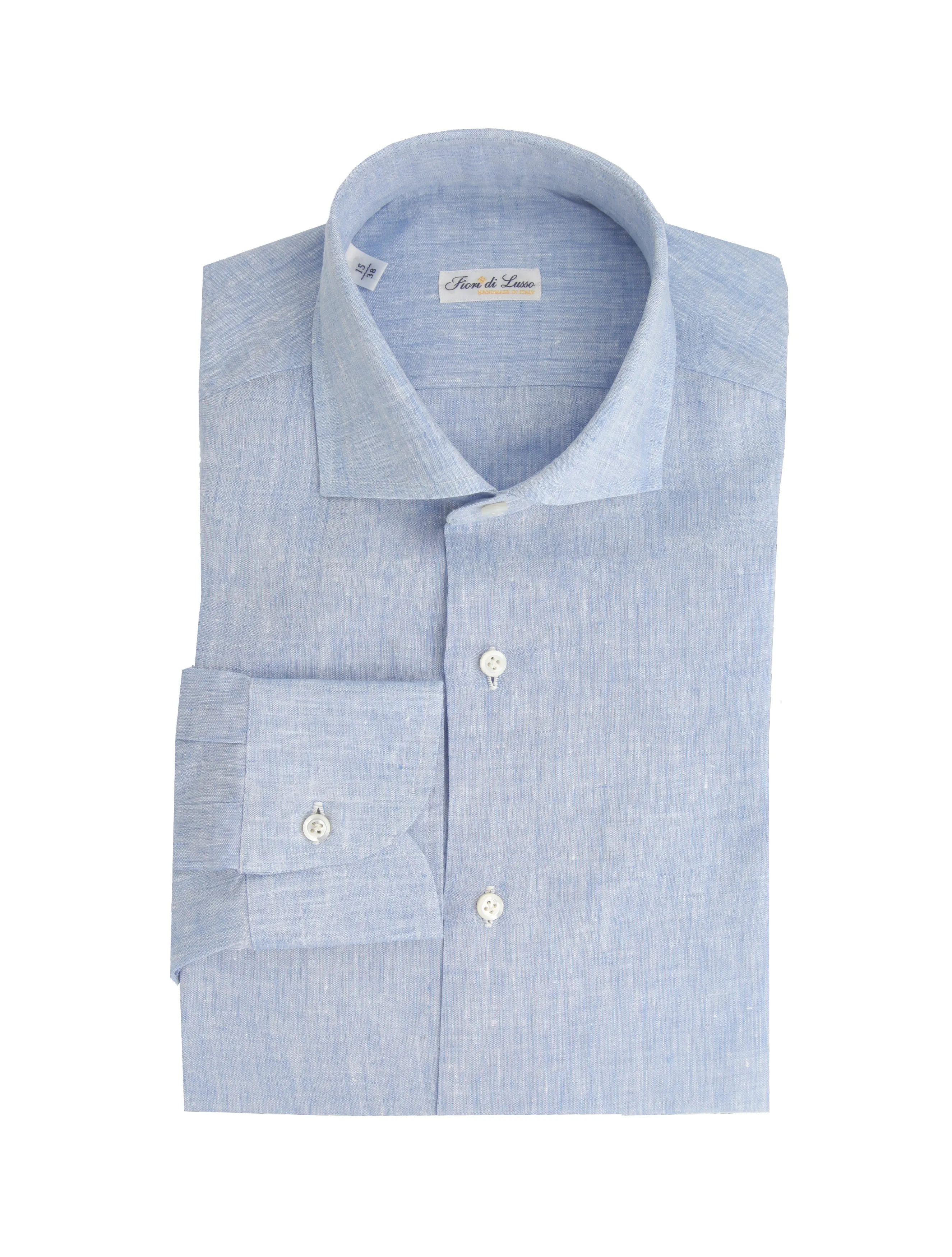 Fiori Di Lusso Light Blue Shirt - Slim