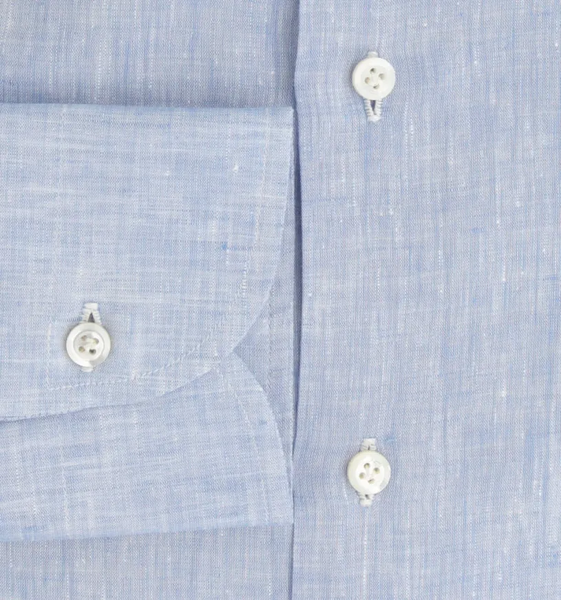 Fiori Di Lusso Light Blue Shirt - Slim