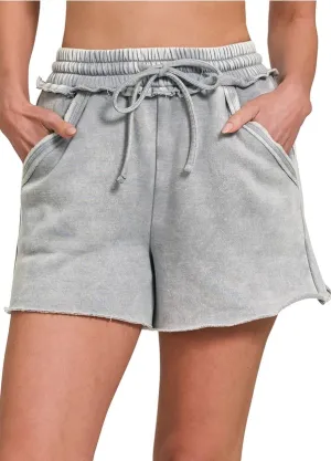 Fleece Shorts - Sleet