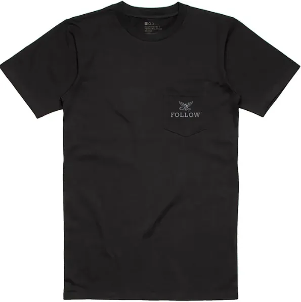 Follow Mens Pocket Tee