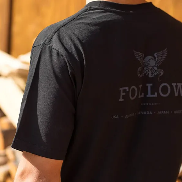 Follow Mens Pocket Tee