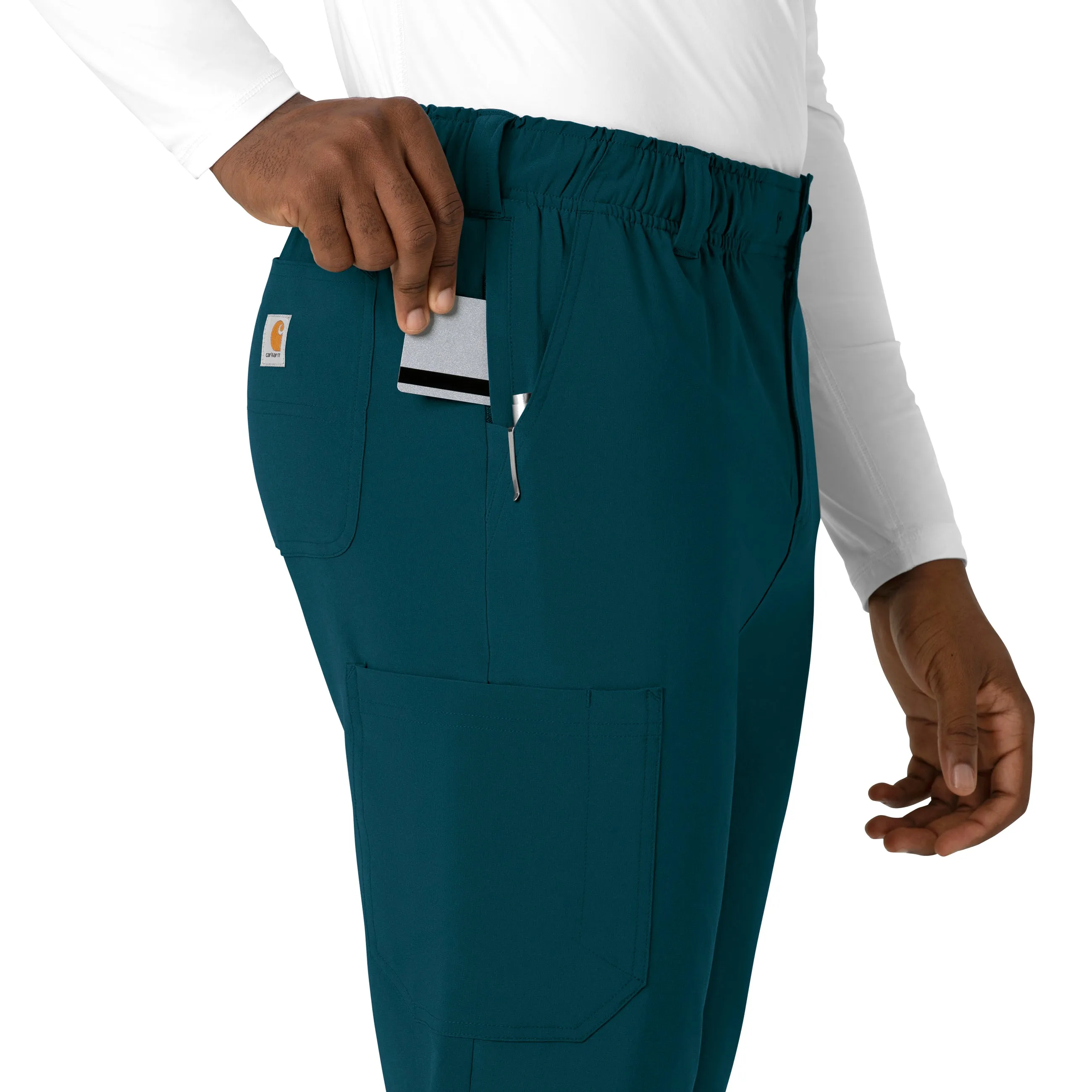 Force Cross-Flex C56410 Men's Straight Leg Scrub Pants Caribbean