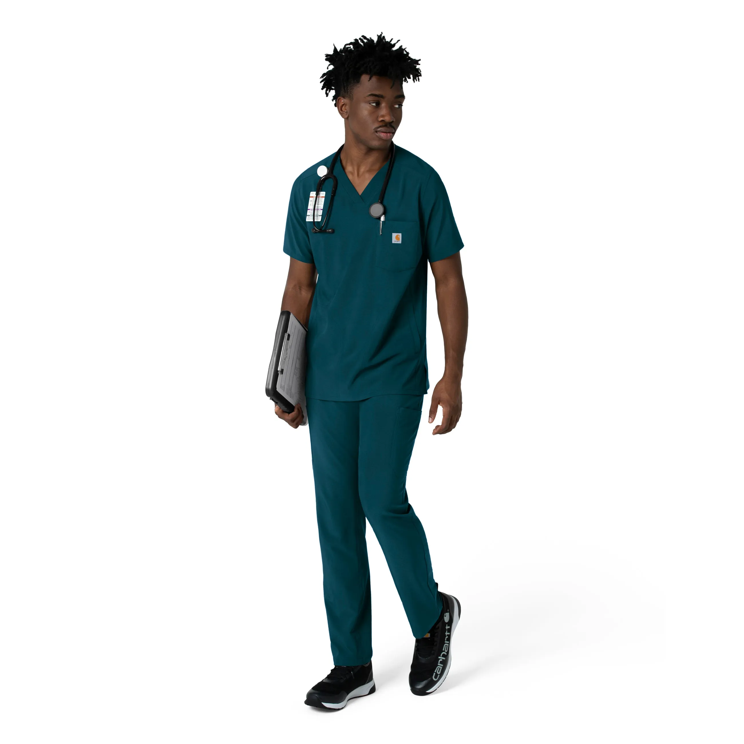 Force Cross-Flex C56410 Men's Straight Leg Scrub Pants Caribbean