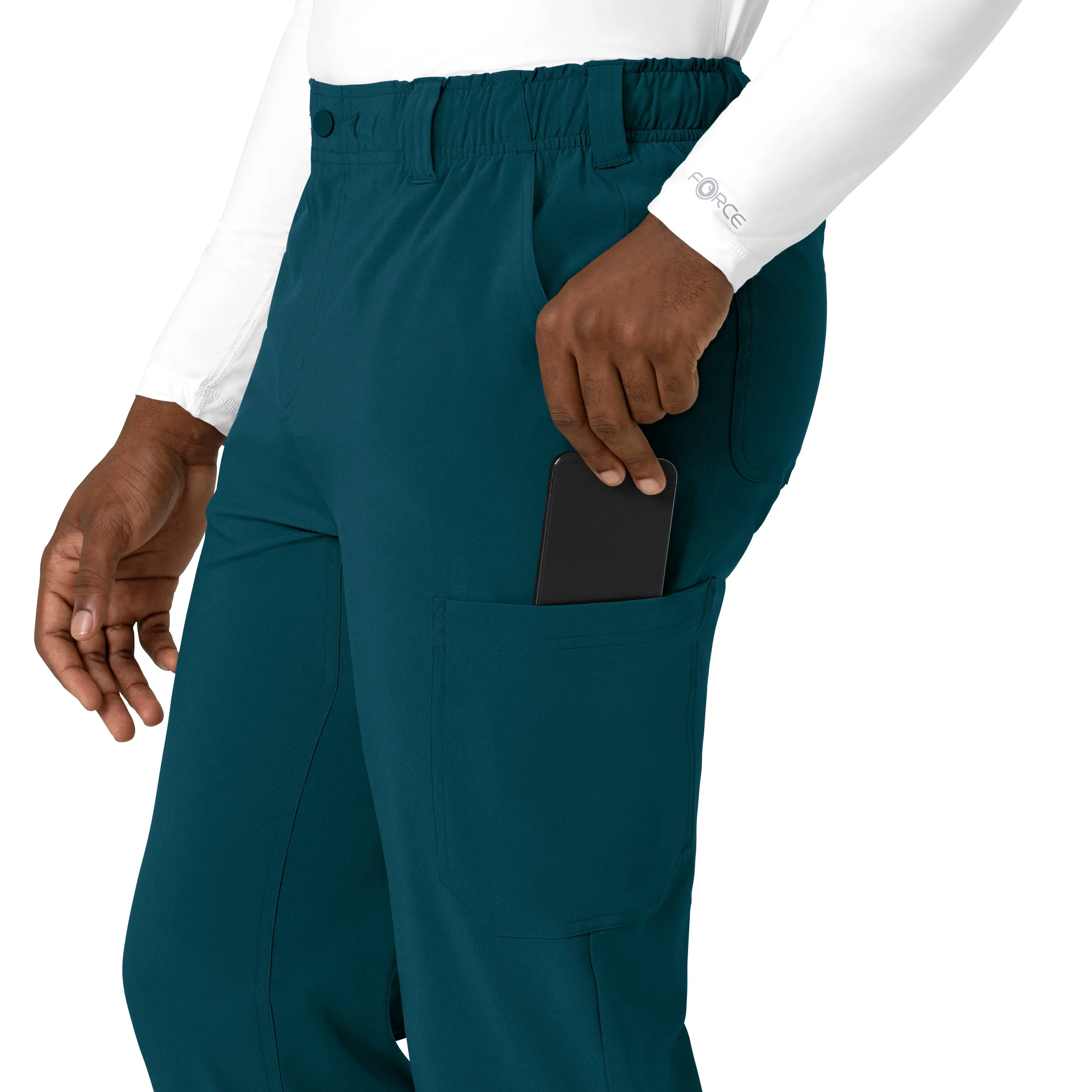 Force Cross-Flex C56410 Men's Straight Leg Scrub Pants Caribbean