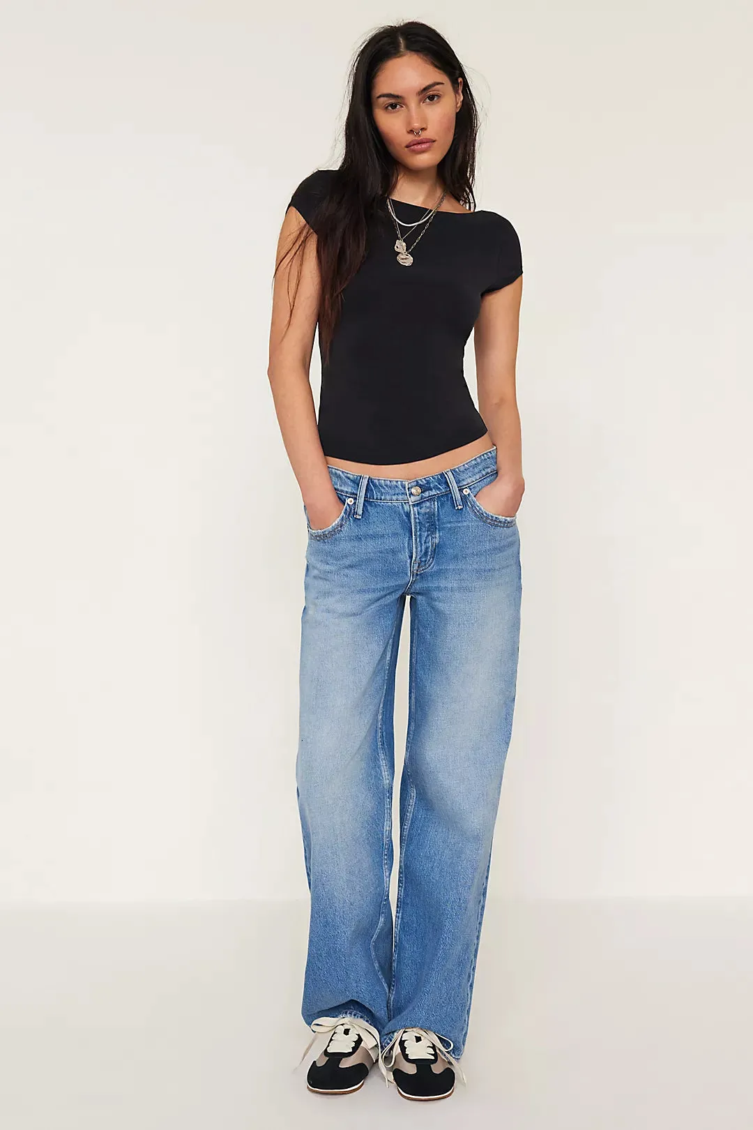 Free People We The Free Tennessee Low-Rise Boyfriend Jeans