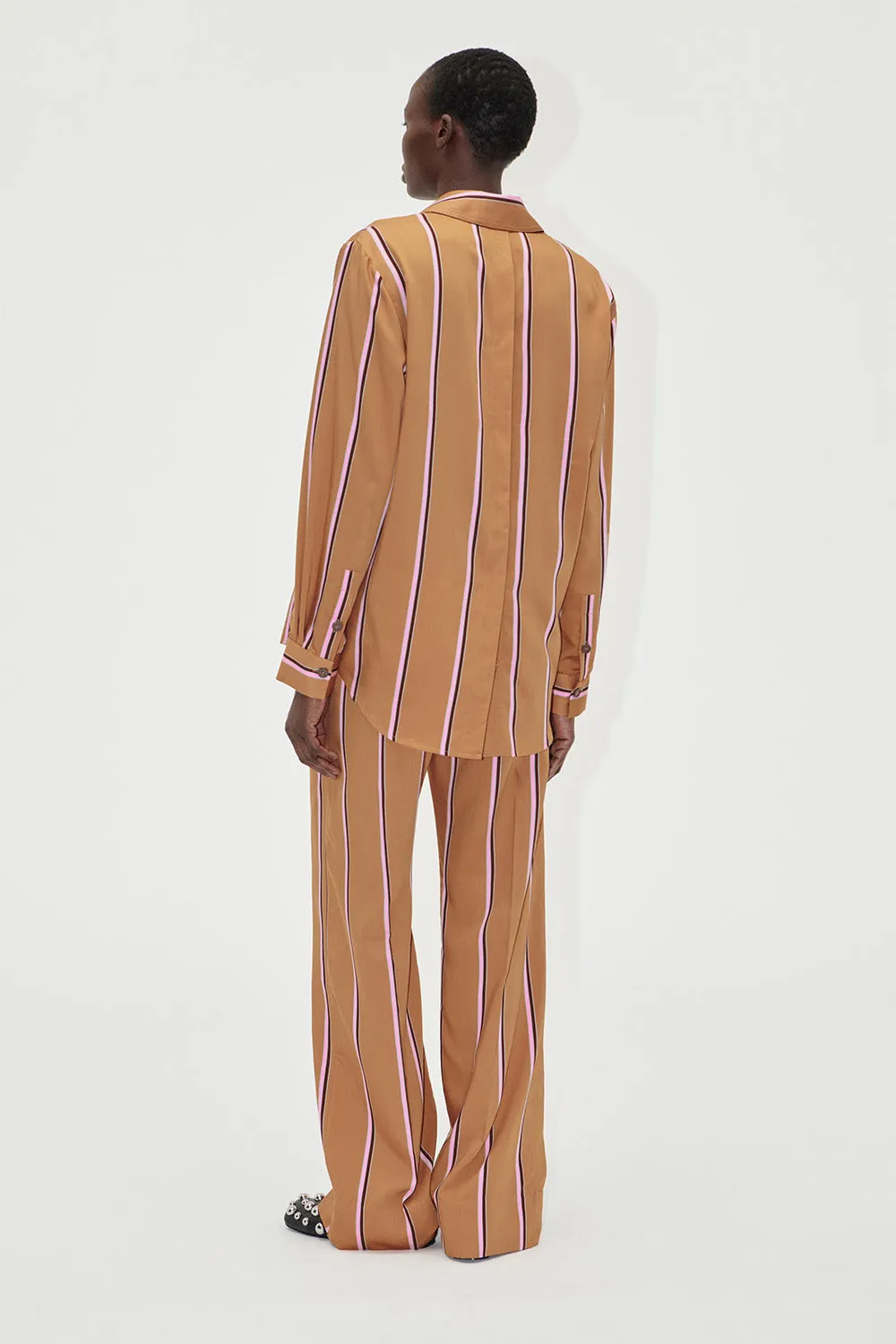 Gathered Long Pants