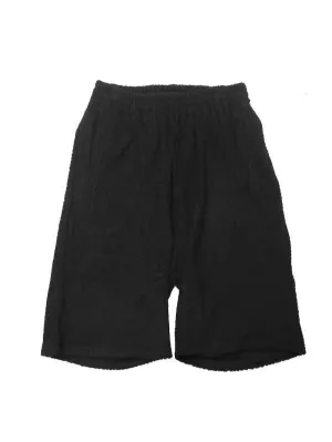 GEOMETRIC PILE WIDE SHORTS