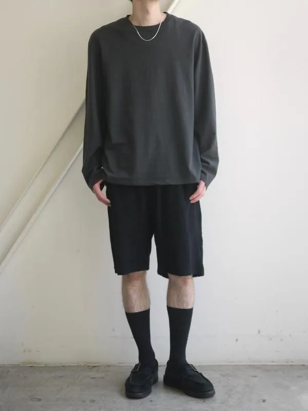 GEOMETRIC PILE WIDE SHORTS