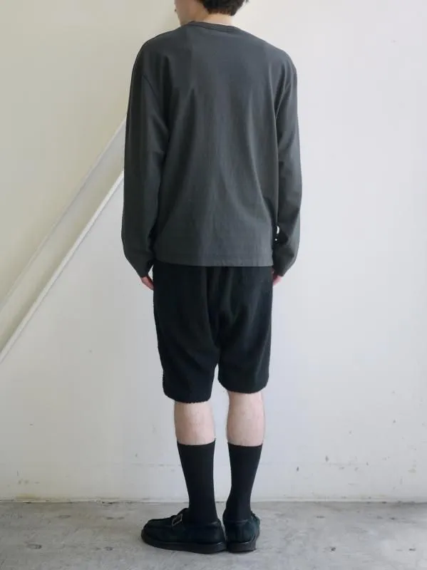 GEOMETRIC PILE WIDE SHORTS